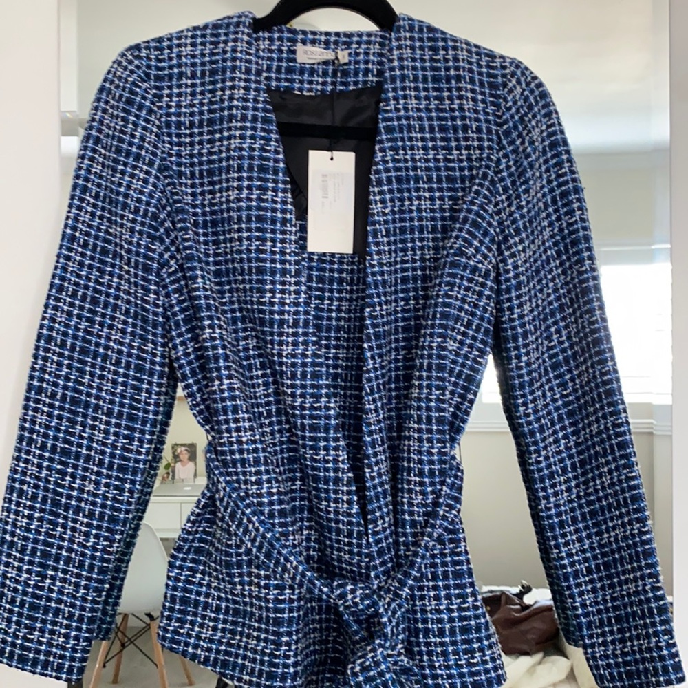 Roseanna woven jacket.